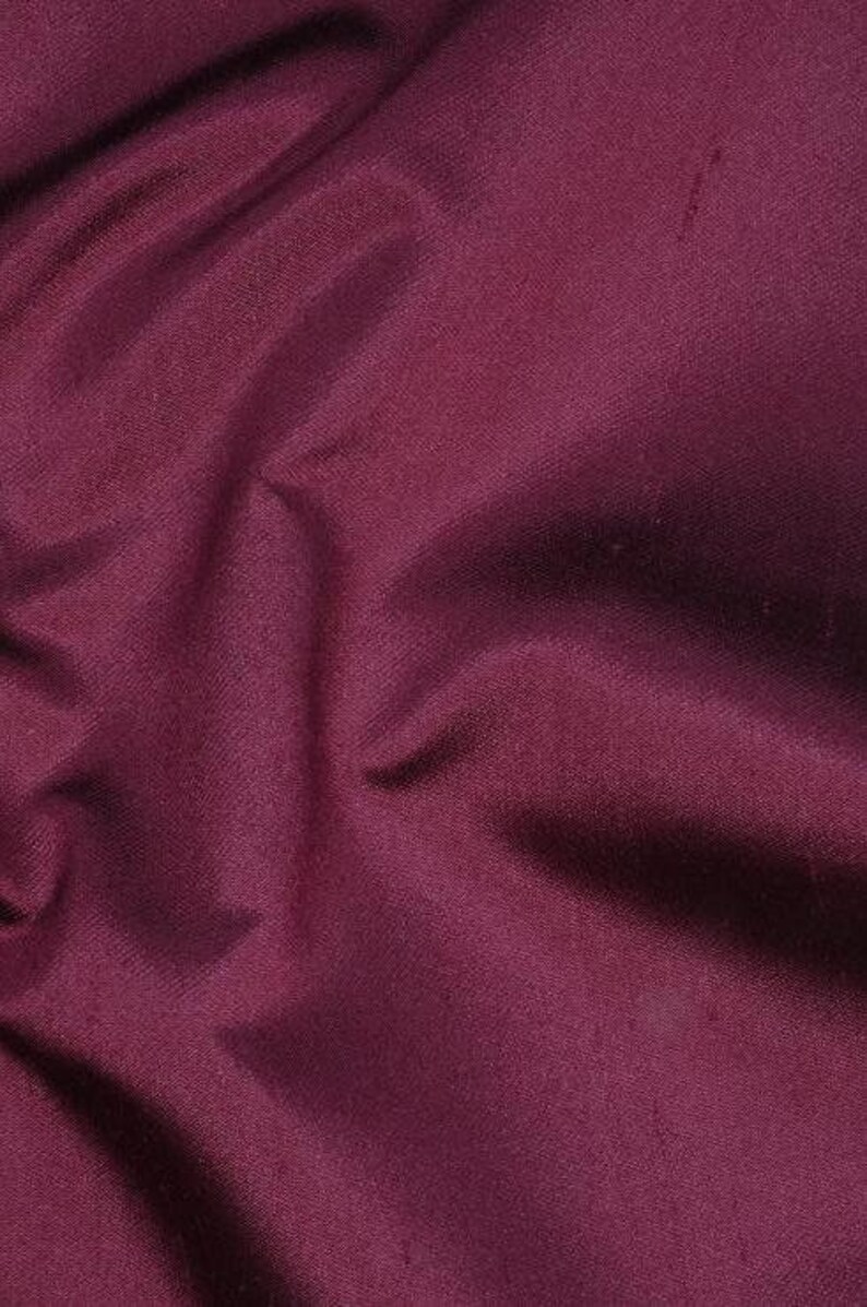 Purple Italian Shantung Silk Fabric
