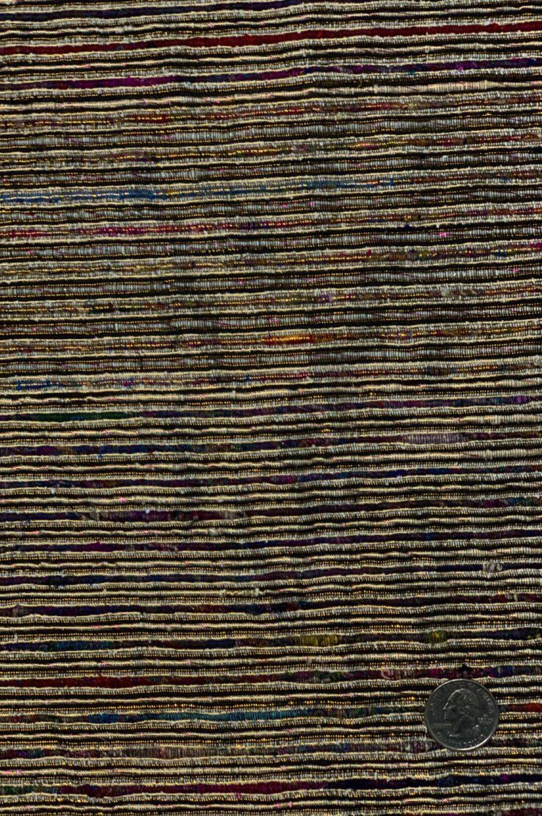 Silver/Multicolor Metallic Silk Tweed 82 Fabric main image 1