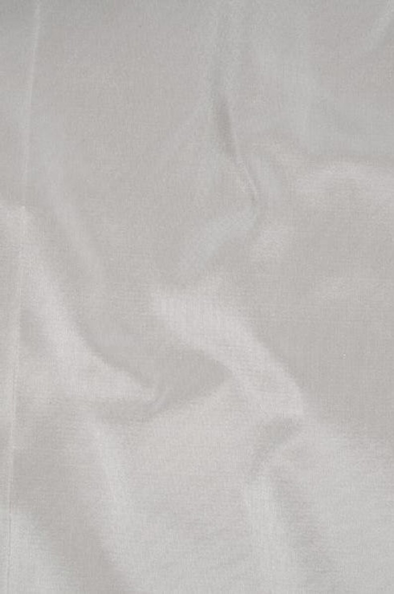 Dark Grey Taffeta Silk Fabric main image 1