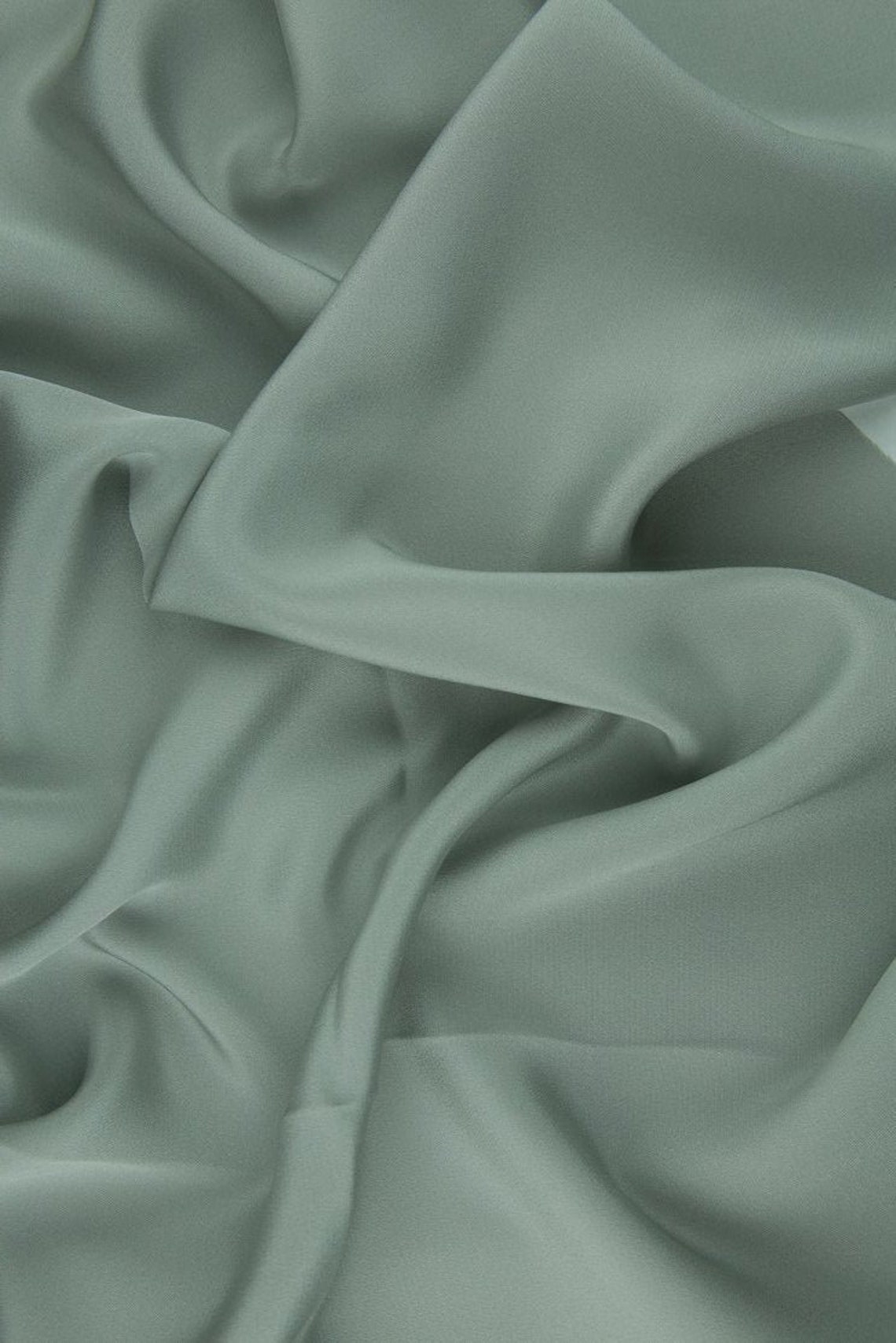 Midnight Silk 4-Ply Crepe Fabric