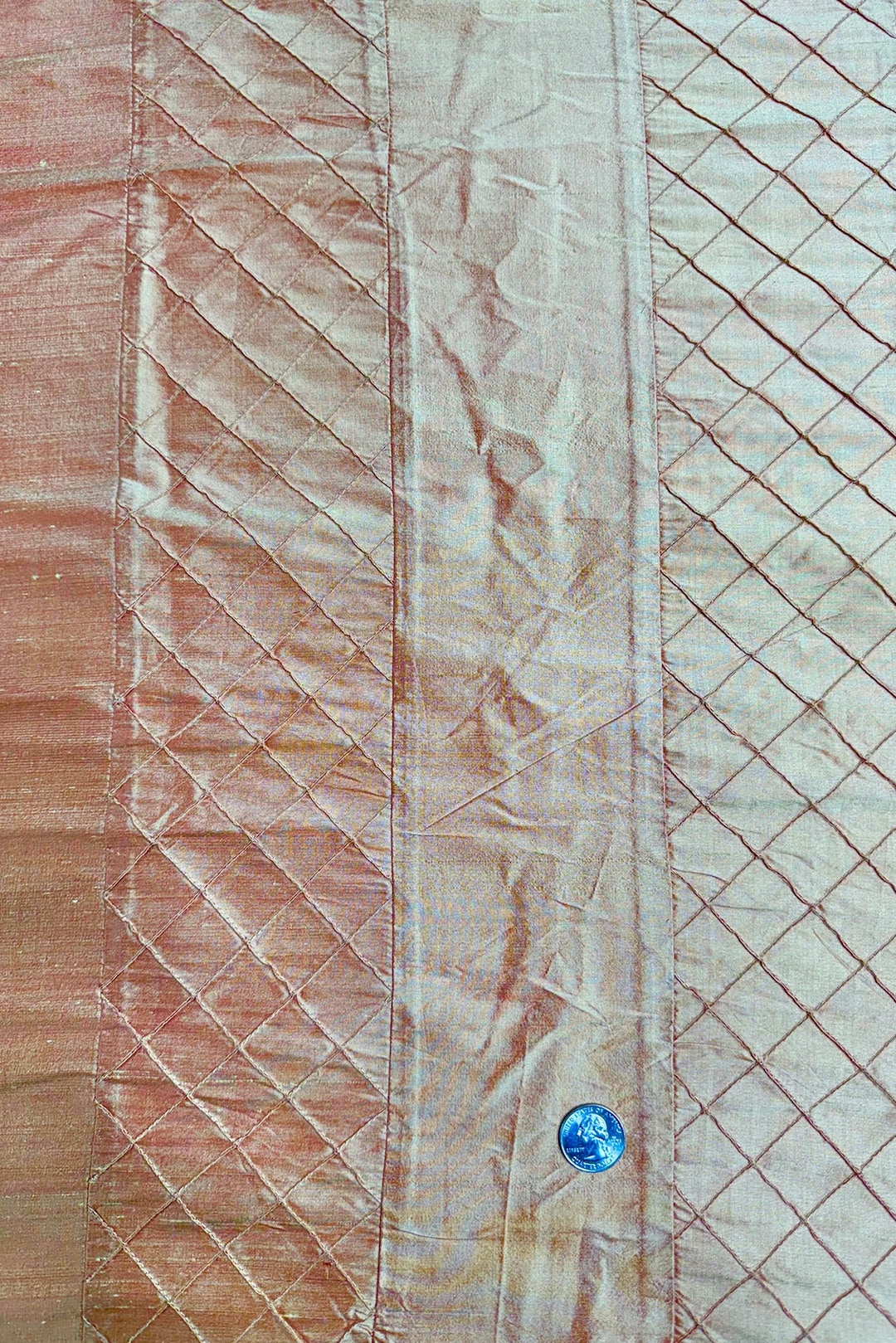 Golden Mist 218 Embroidered Dupioni Silk main image 1