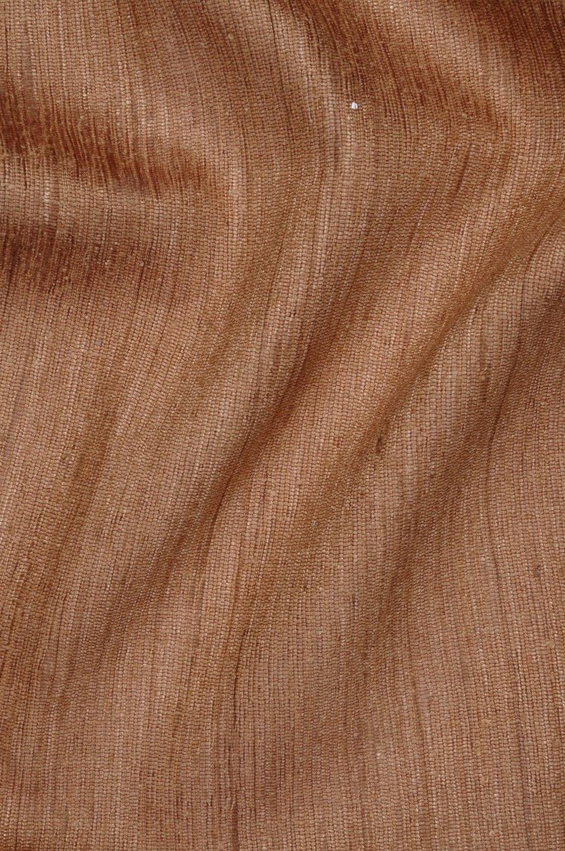 Dark Bronze Katan Matka Silk Fabric