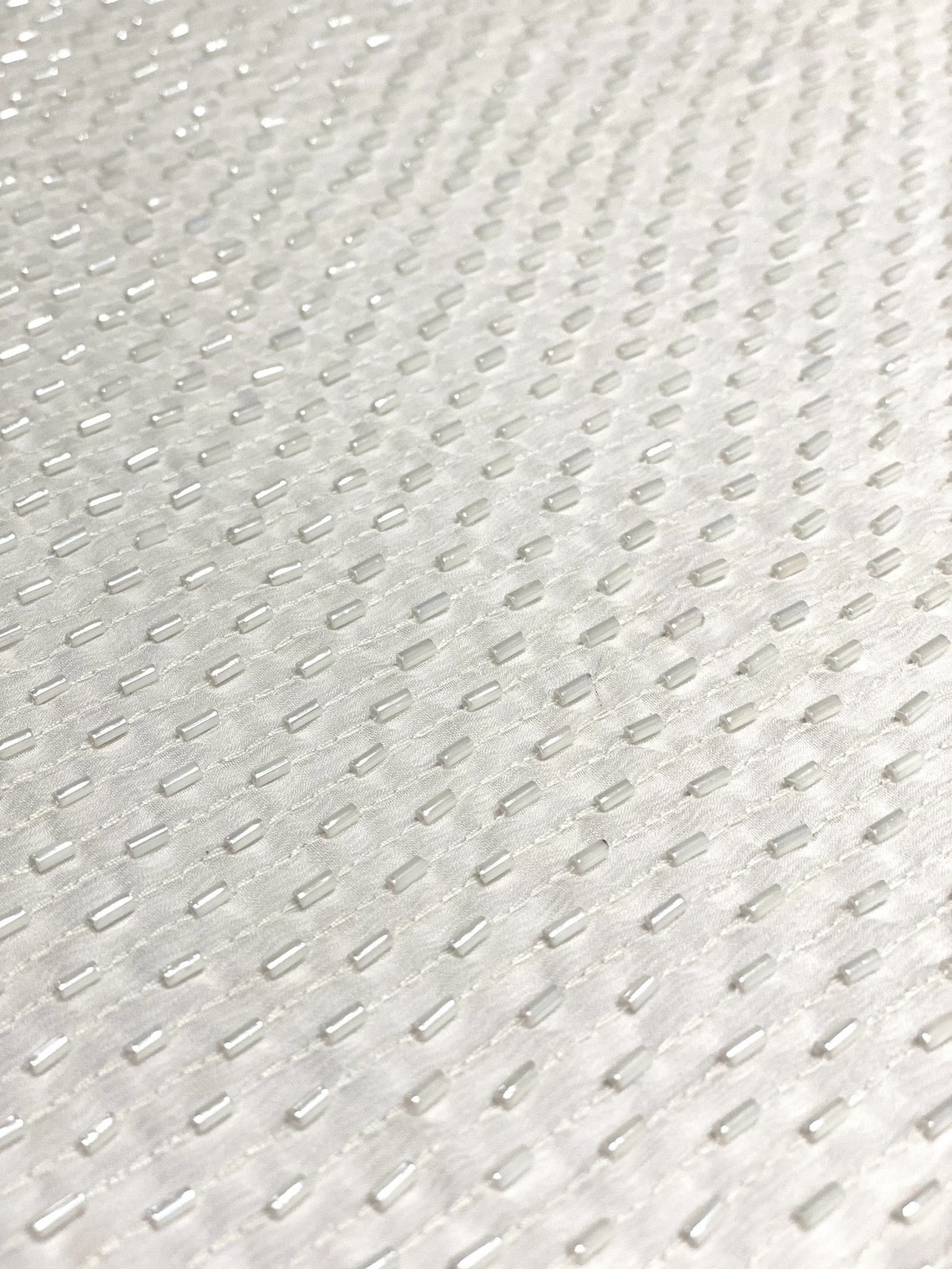 Clay Sequin & Beads on Silk Chiffon JEC-200-11