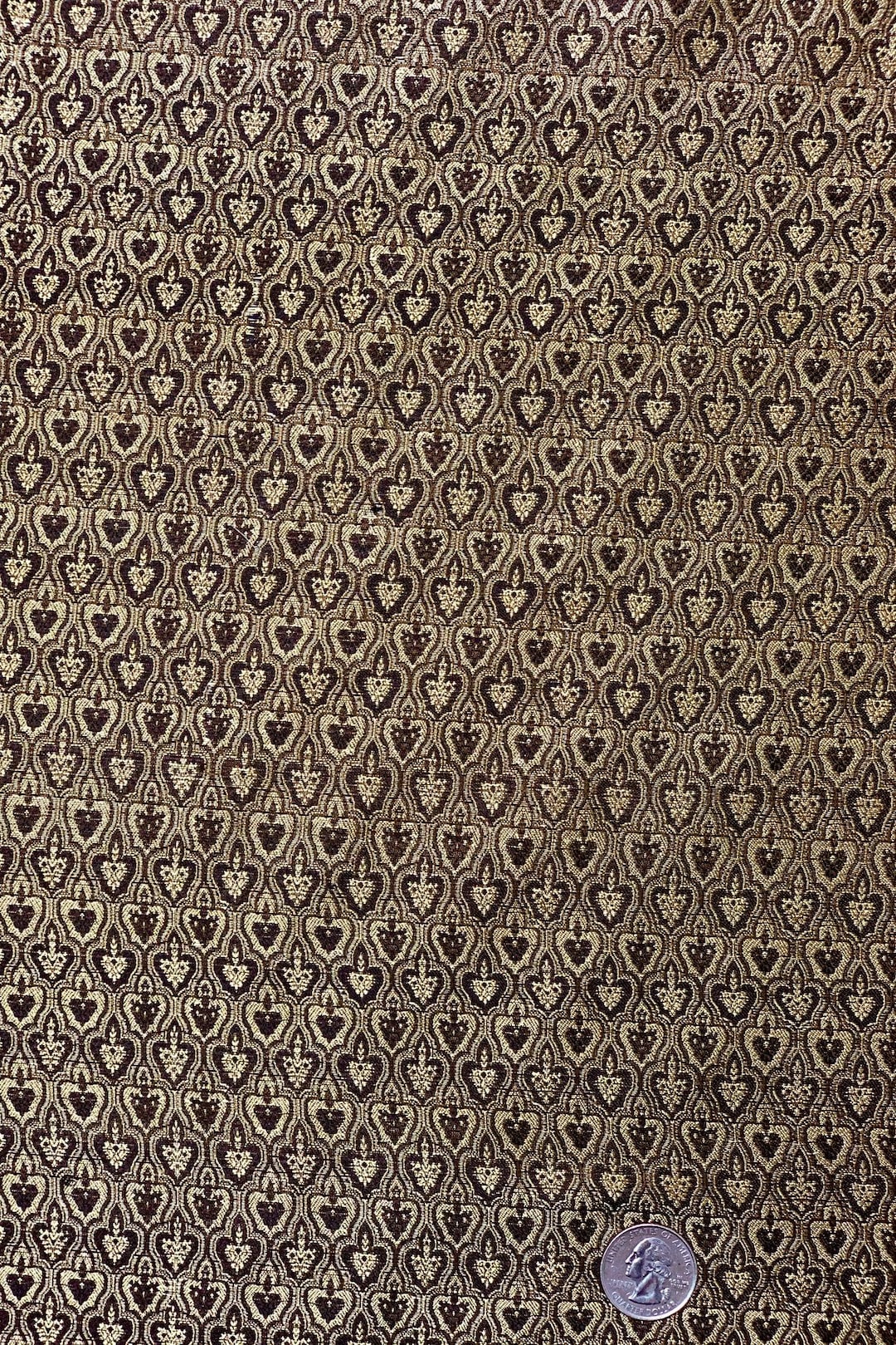 Burgundy Silk Brocade JV-1593 Fabric main image 1