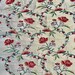 White/Multicolor Embroidered Dupioni Silk MED-290/2