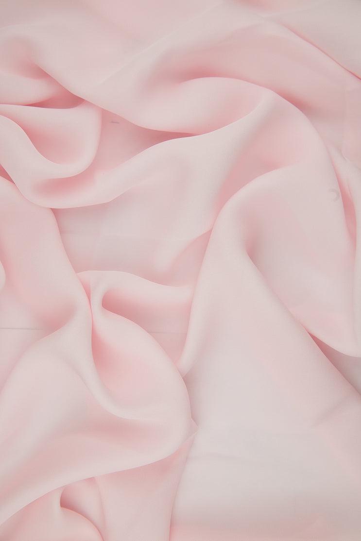 Shocking Pink Silk Double Georgette Fabric main image 1