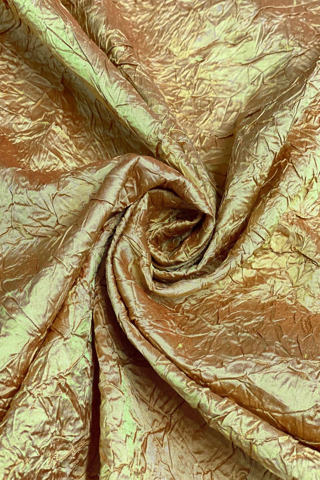 Imperial Purple Marble Crushed Silk Dupion Fabric