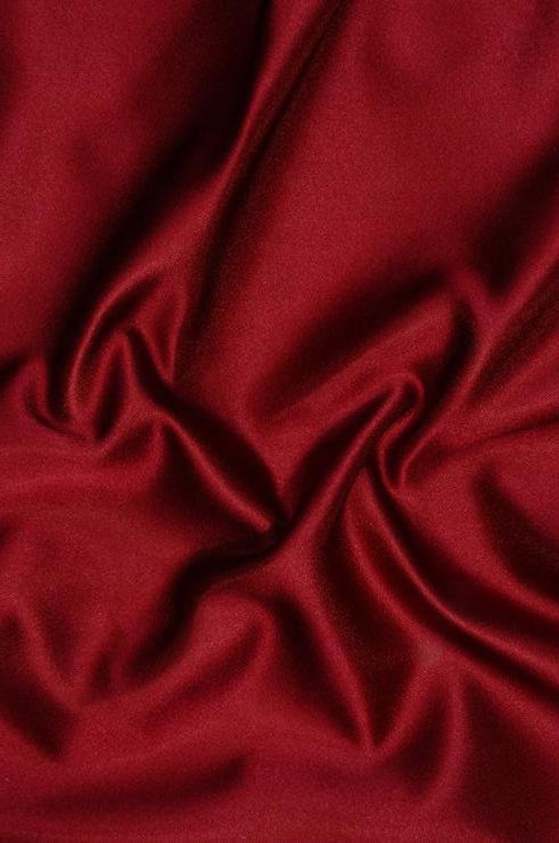 Raspberry Rose Double Face Duchess Satin Fabric