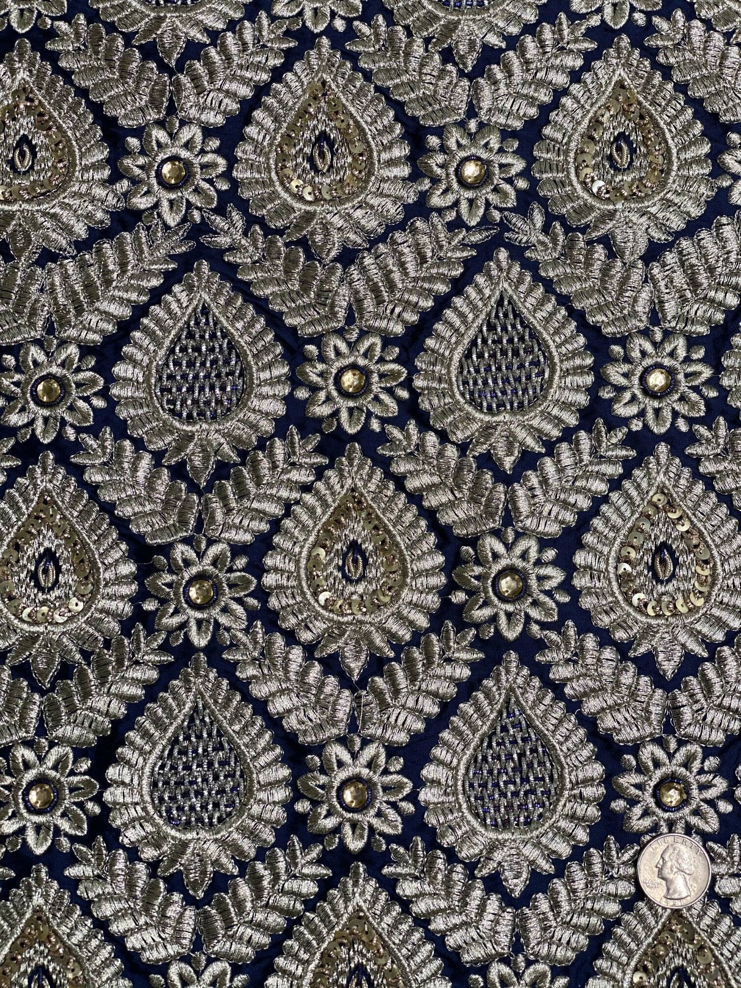 Multicolor Viscose Embroidery JEAD-047 Fabric main image 1