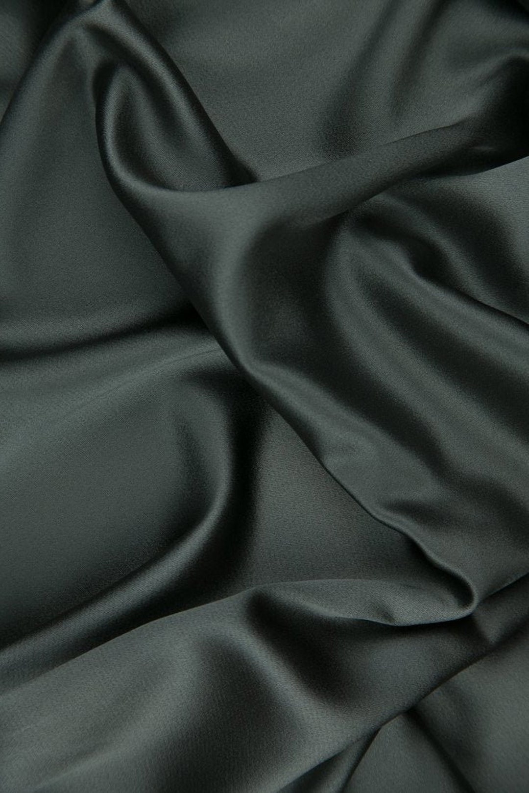 Steel Grey Silk Zibeline Fabric main image 1