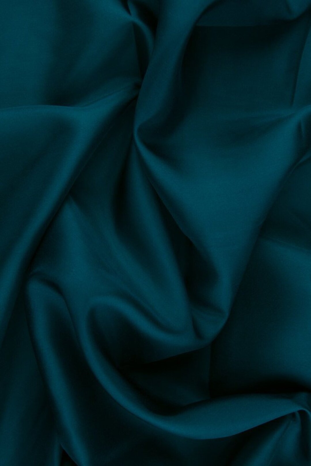 Teal Silk Habotai Mosaic
