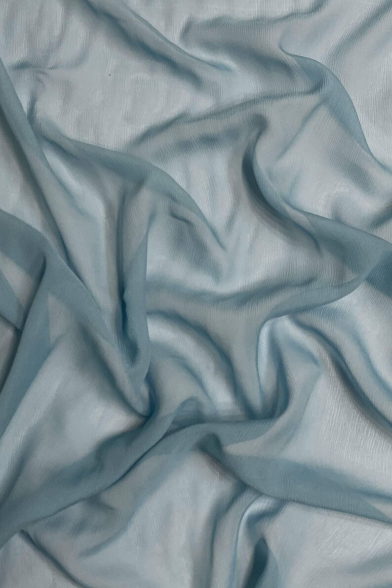 Yellow Silk Heavy Crinkled Chiffon HCD-011 Fabric main image 0