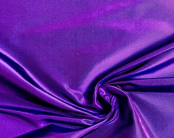 Crown Jewel Purple Taffeta Silk Fabric main image 0