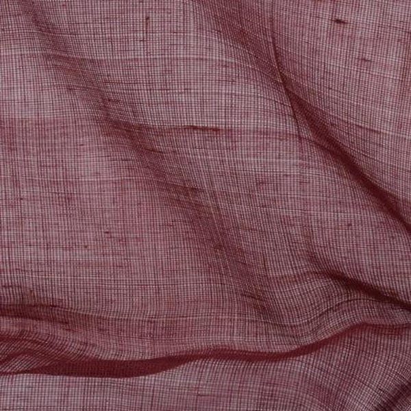 Oxblood Red Cotton Voile Fabric