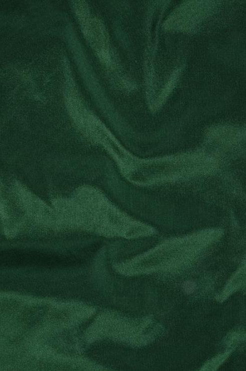 Fir Green Taffeta Silk Fabric main image 1