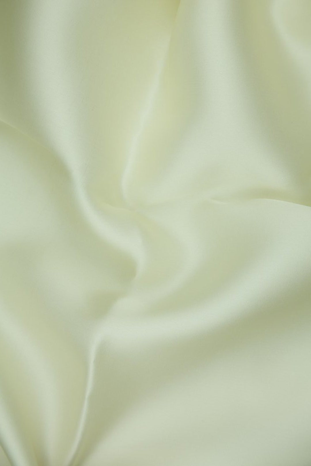 Olive Branch Silk Satin Face Organza Fabric