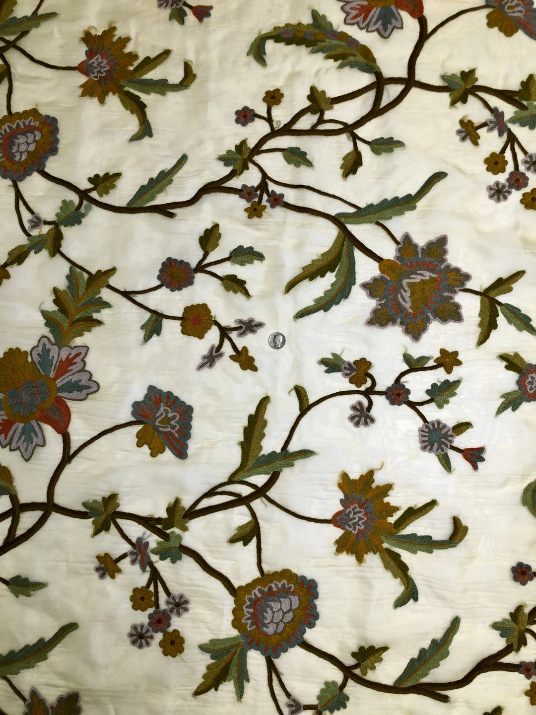 Multicolor Crewel KF-036 Fabric