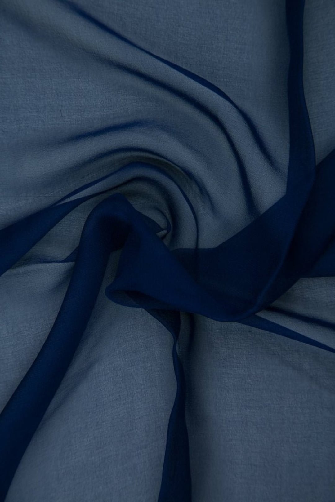 Blue Grey Silk Chiffon Petal 600 Fabric main image 0