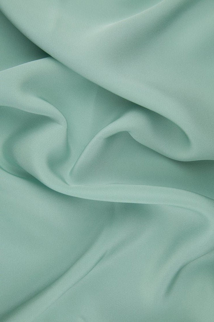 Silver Ice Silk 4-Ply Crepe Fabric main image 0