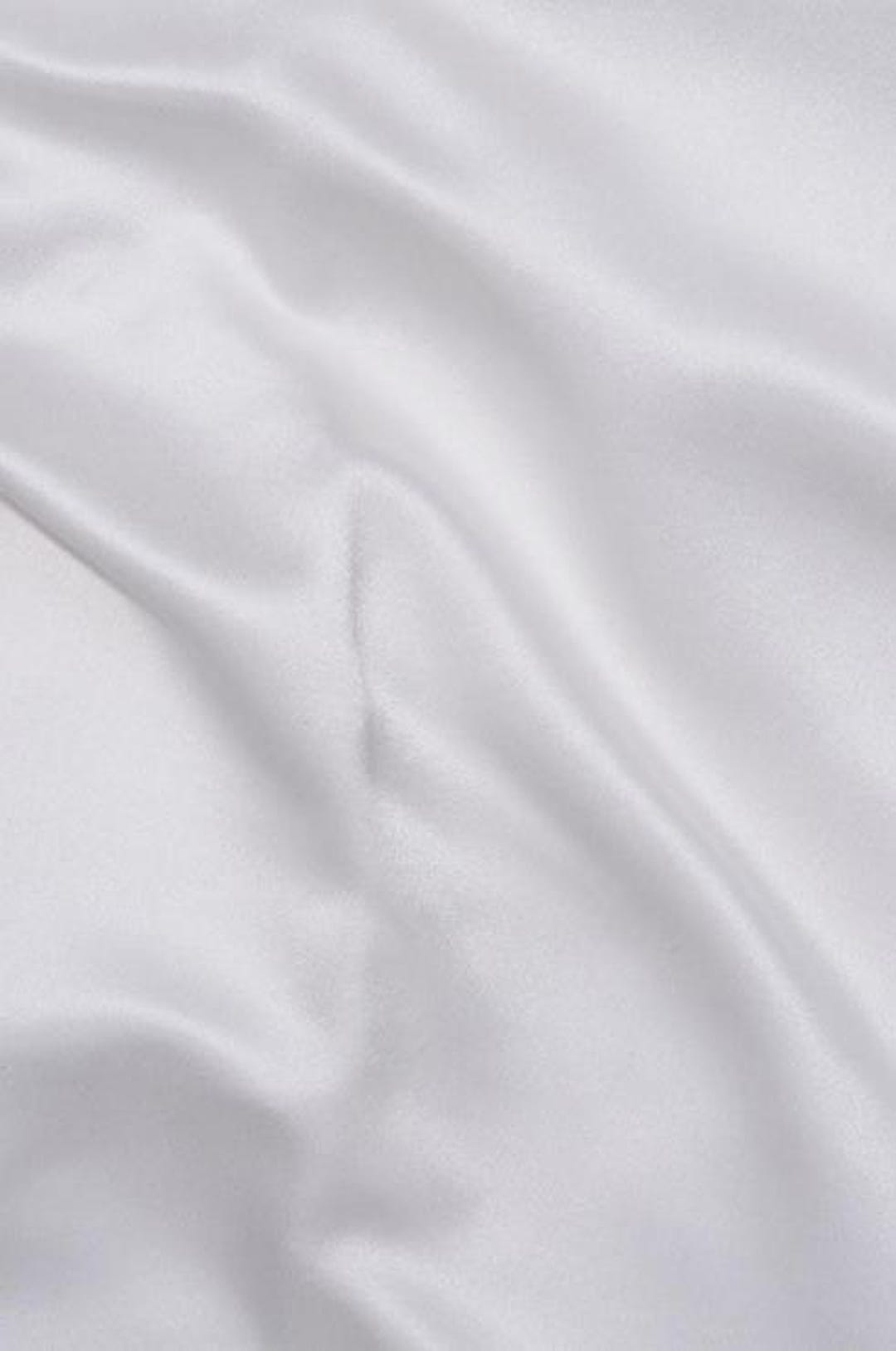 Quill Divine White Satin Fabric By the Yard Pre Order