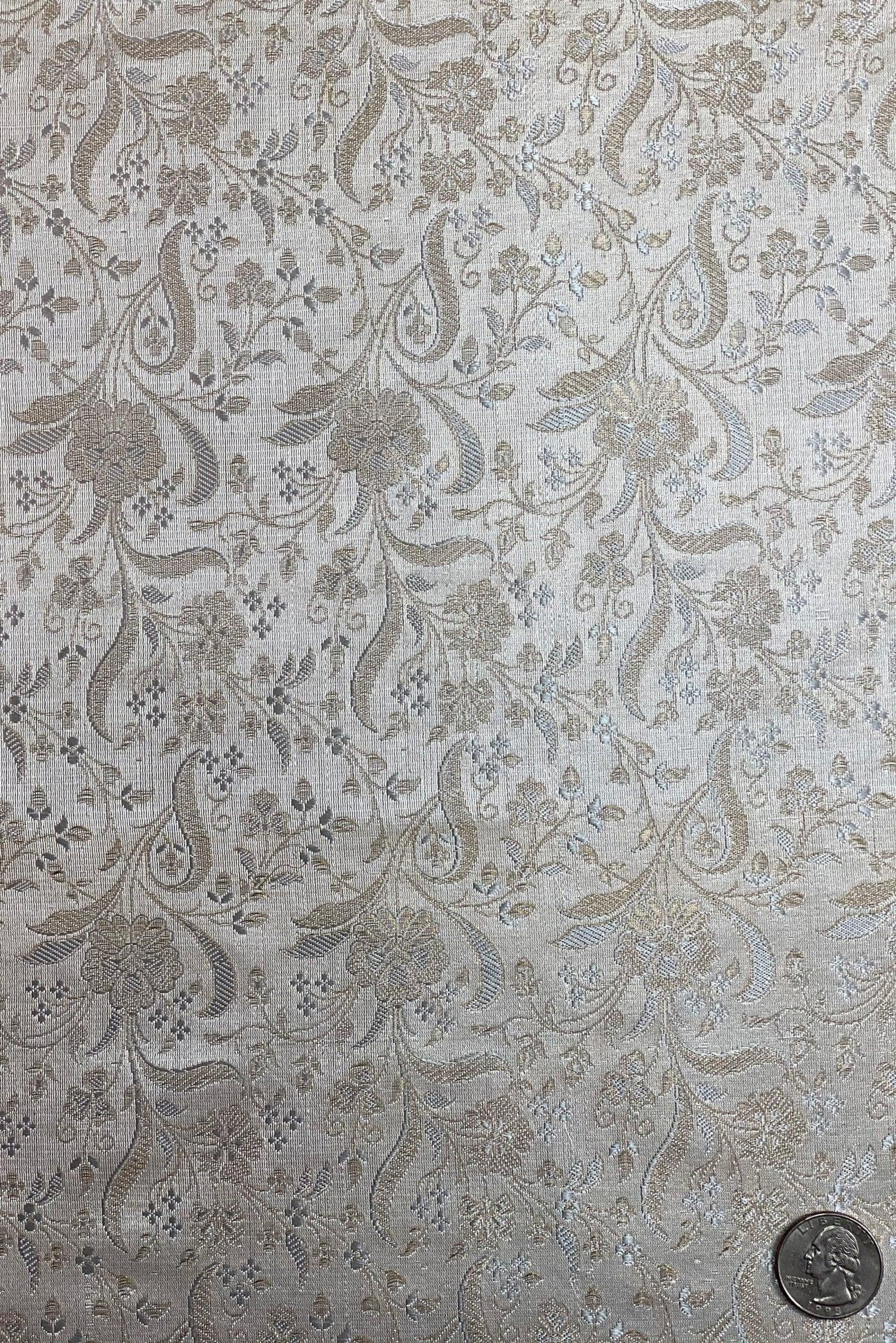 Orchid Purple/Gold Silk Brocade JV-1578/5 Fabric main image 0