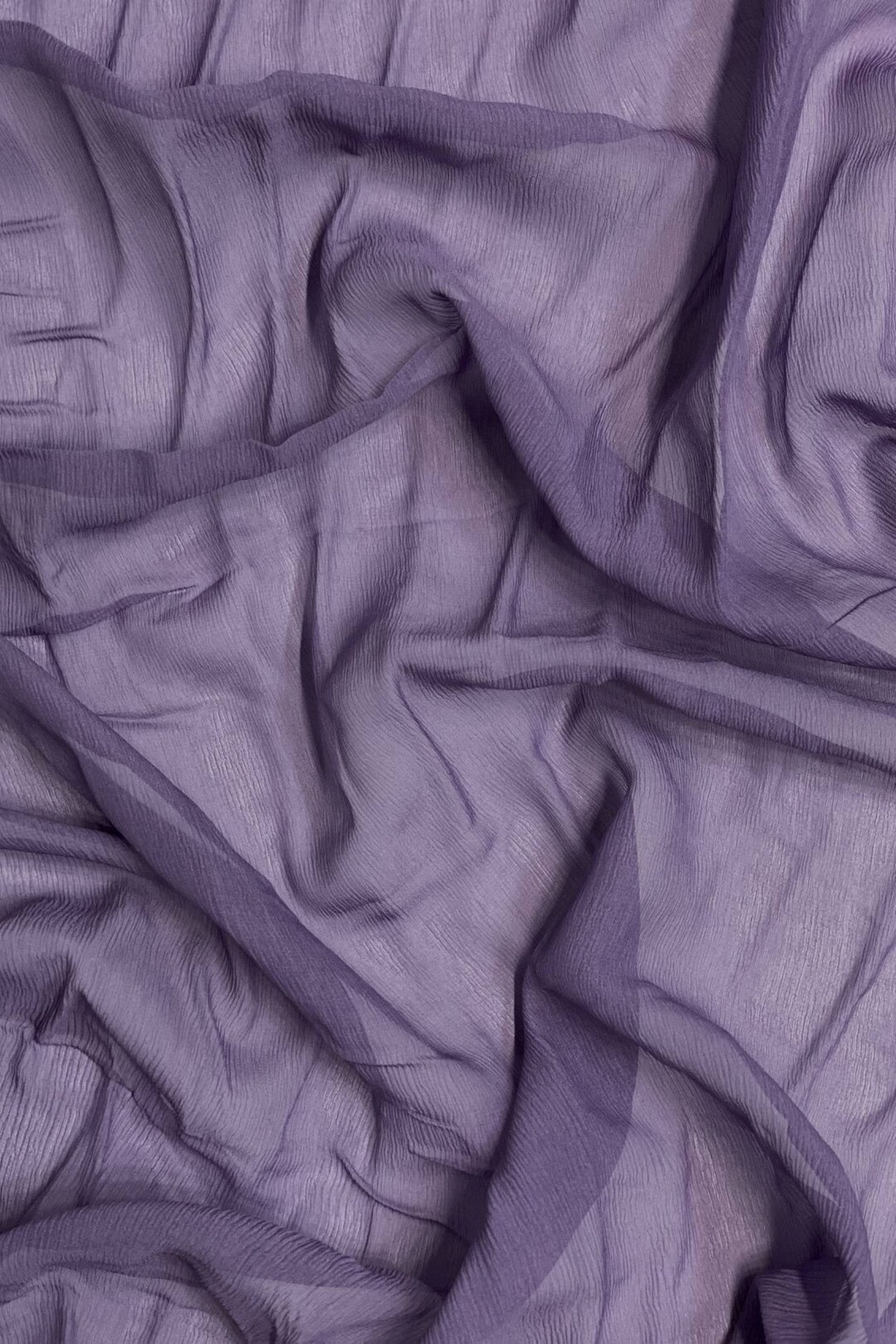 Citron Silk Heavy Crinkled Chiffon HCD-077 Fabric