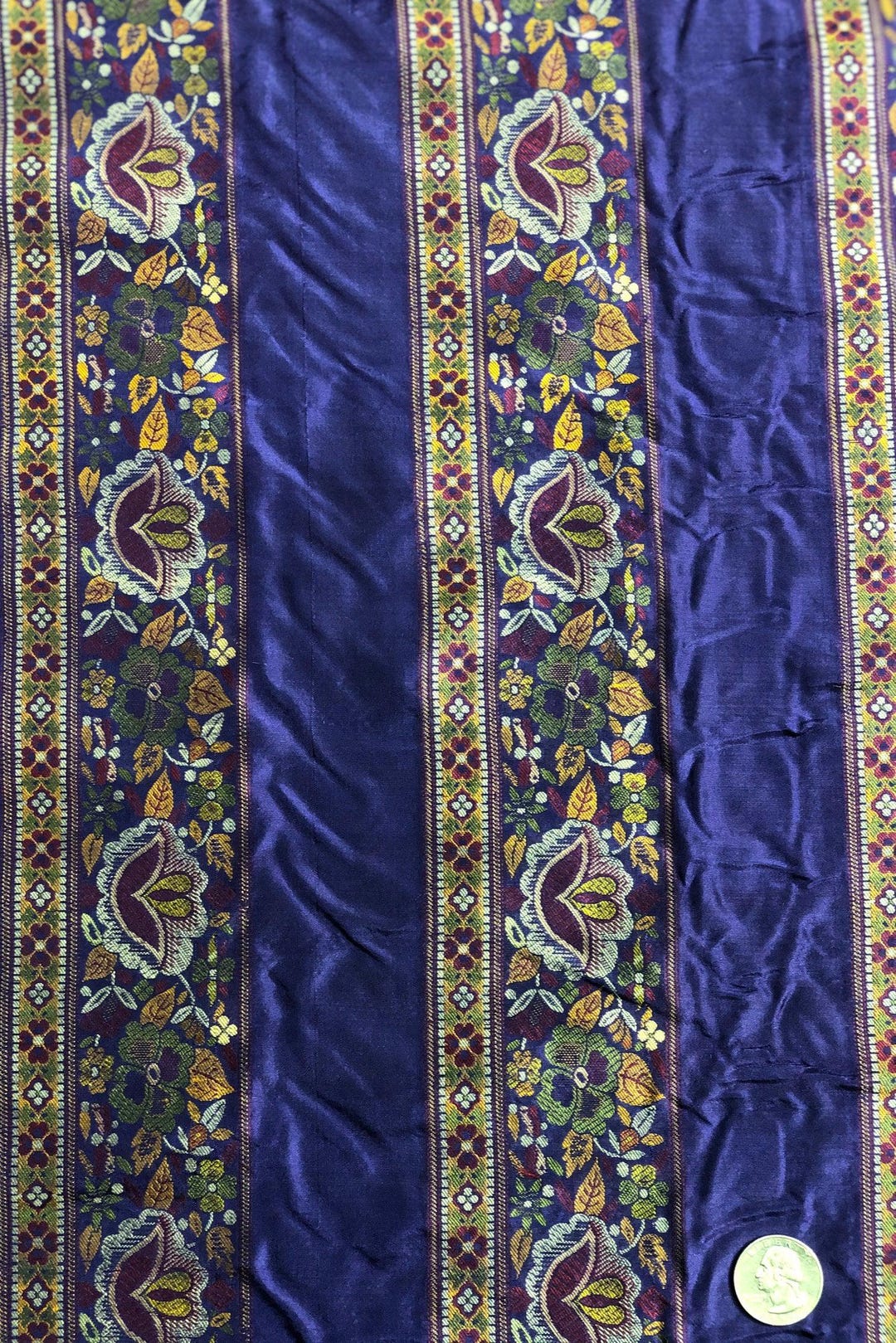 Orchid Mauve Silk Brocade JV-1442/1 Fabric main image 1