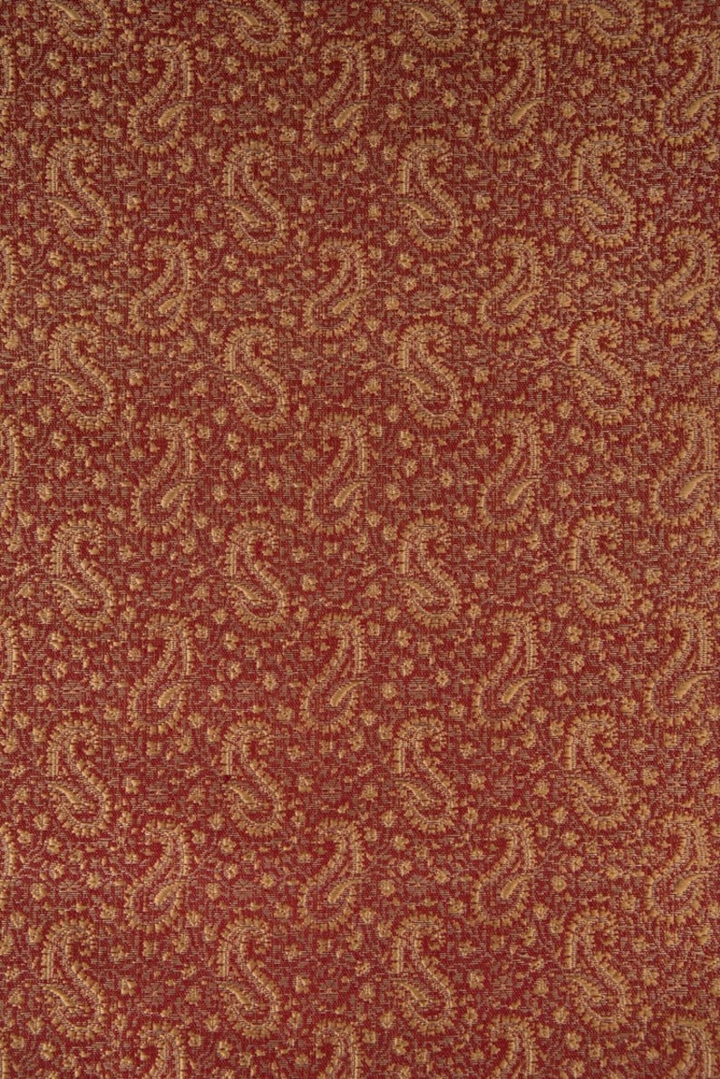Maroon Semi Brocade Weaven Fabric Pre Cut 1 Meter FAB99 main image 1