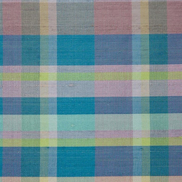 Multicolor Gingham Shantung 642 Fabric main image 1