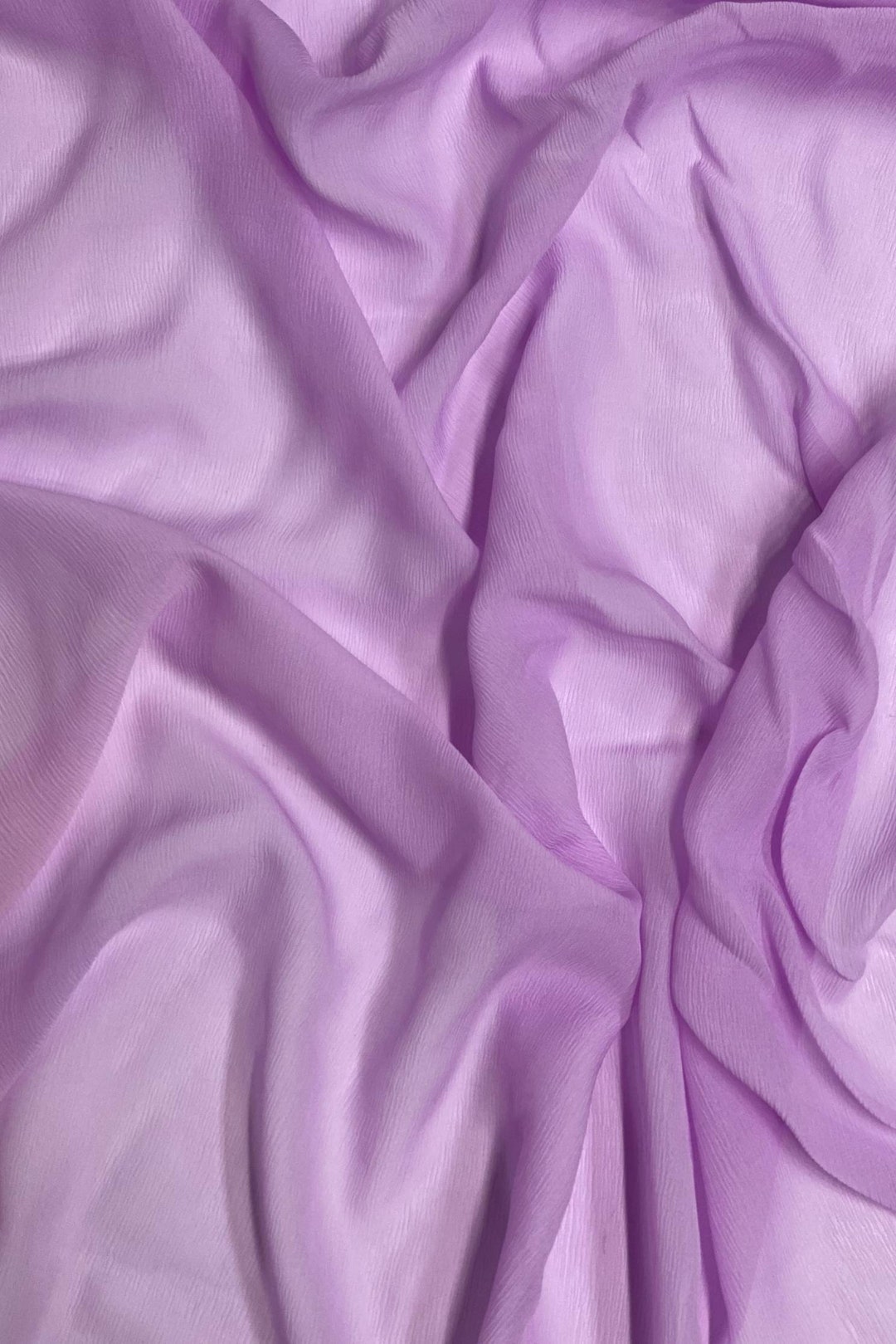 Yellow Silk Heavy Crinkled Chiffon HCD-011 Fabric