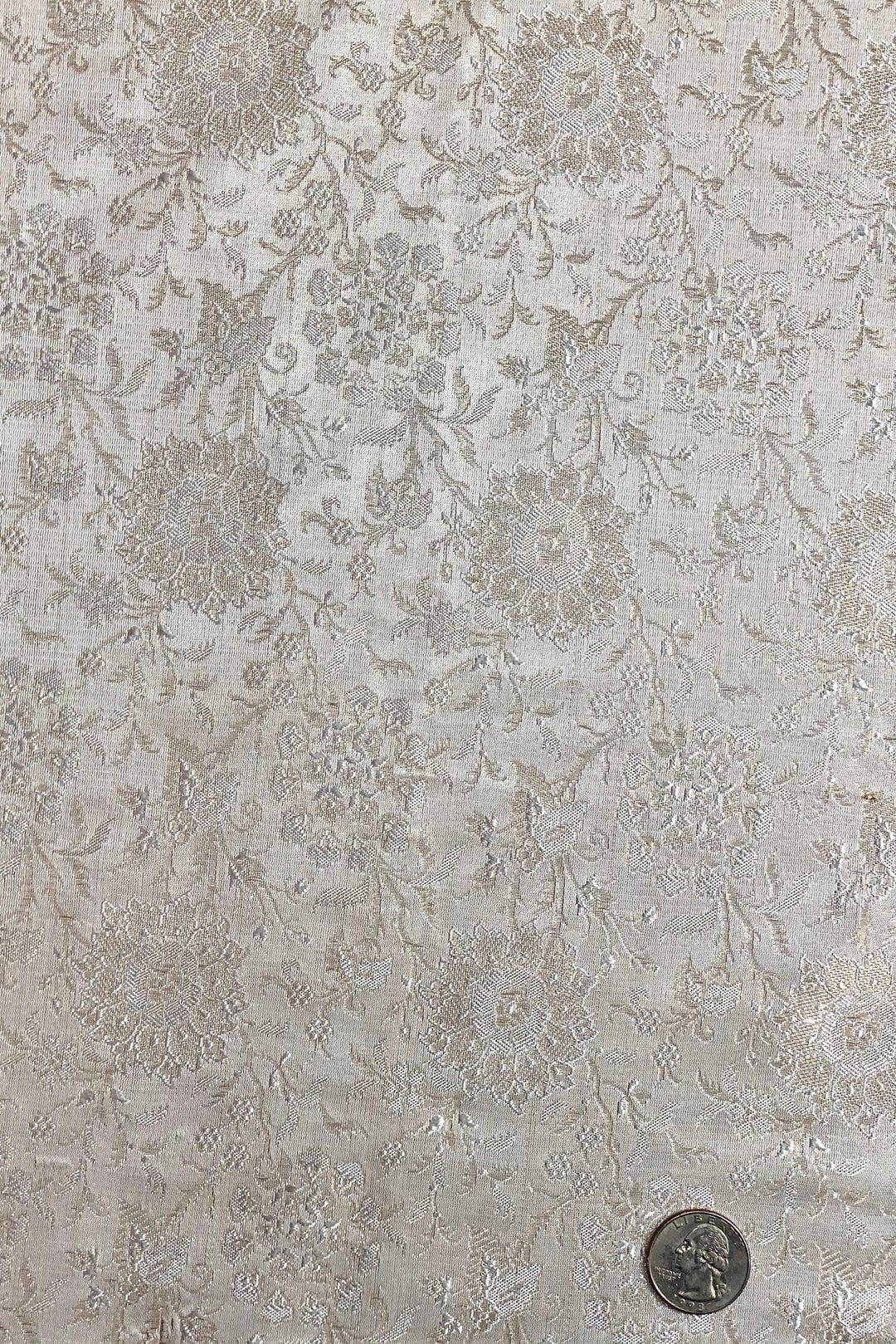 Light Gold Silk Brocade JV-1582 Fabric main image 0