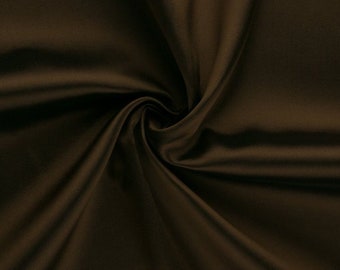 Toffee Silk Wool Fabric