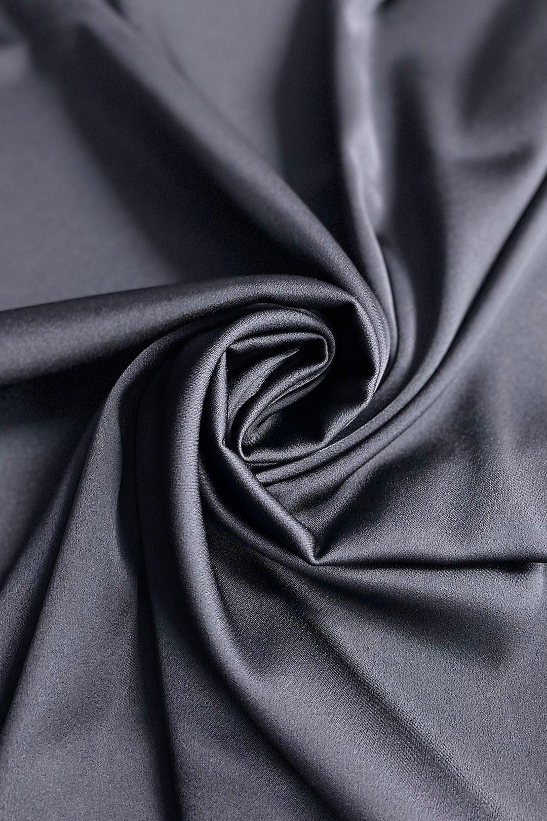 Triacetate Satin Backed Crepe in Hot Pink