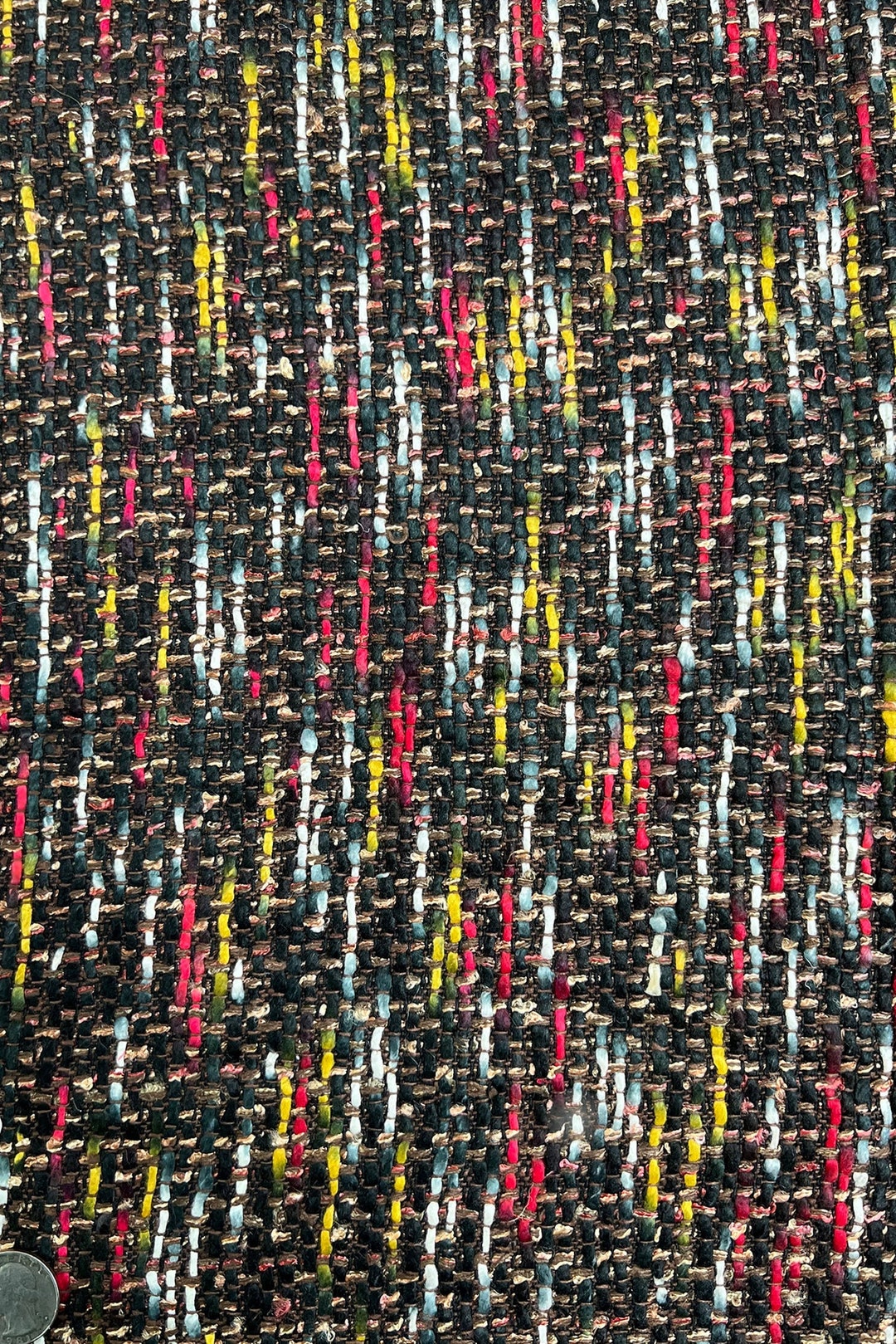 Cream Silk Tweed Fabric main image 1