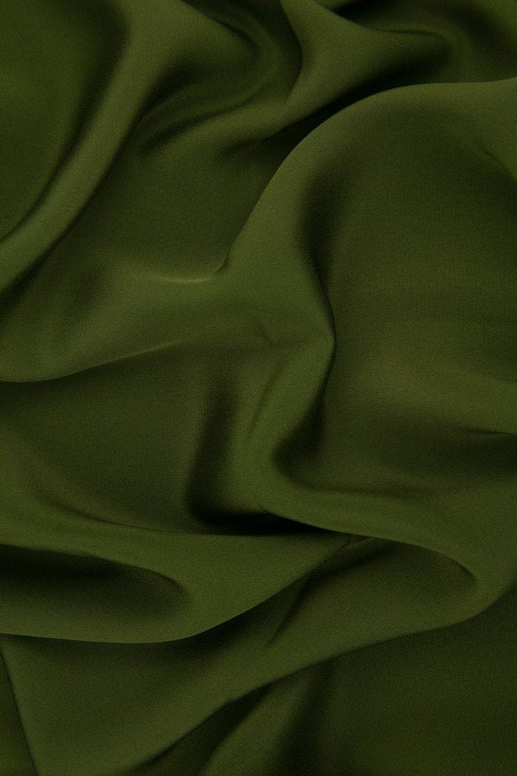Moss Crepe Fabric 