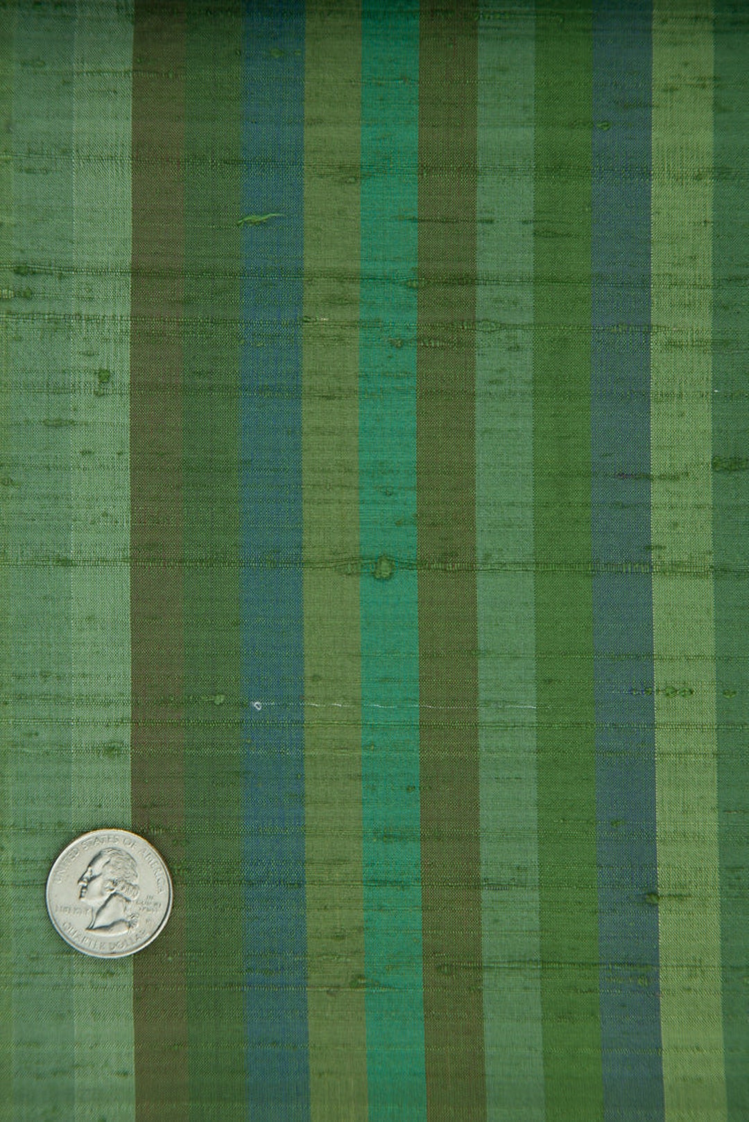Multicolor Striped Silk Shantung 241 Fabric main image 0