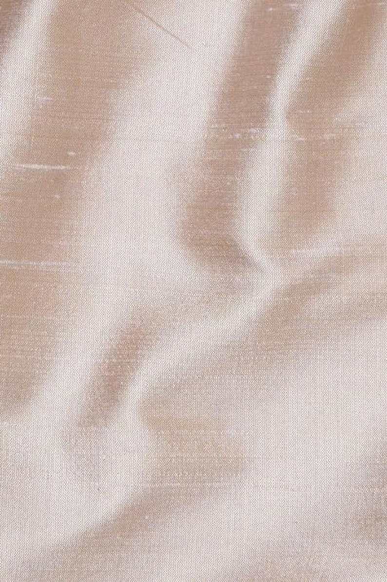 Light Vanilla Custard Silk Shantung 54