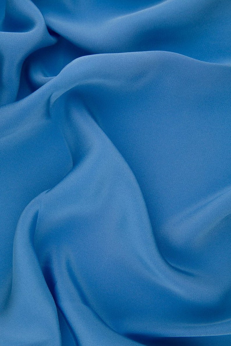 Lipstick Red Silk 4-Ply Crepe Fabric main image 0
