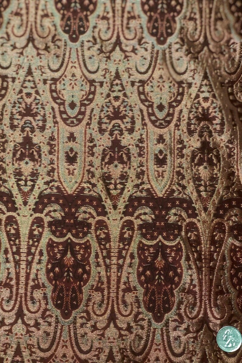 Red Silk Brocade JV-1617 Fabric main image 1
