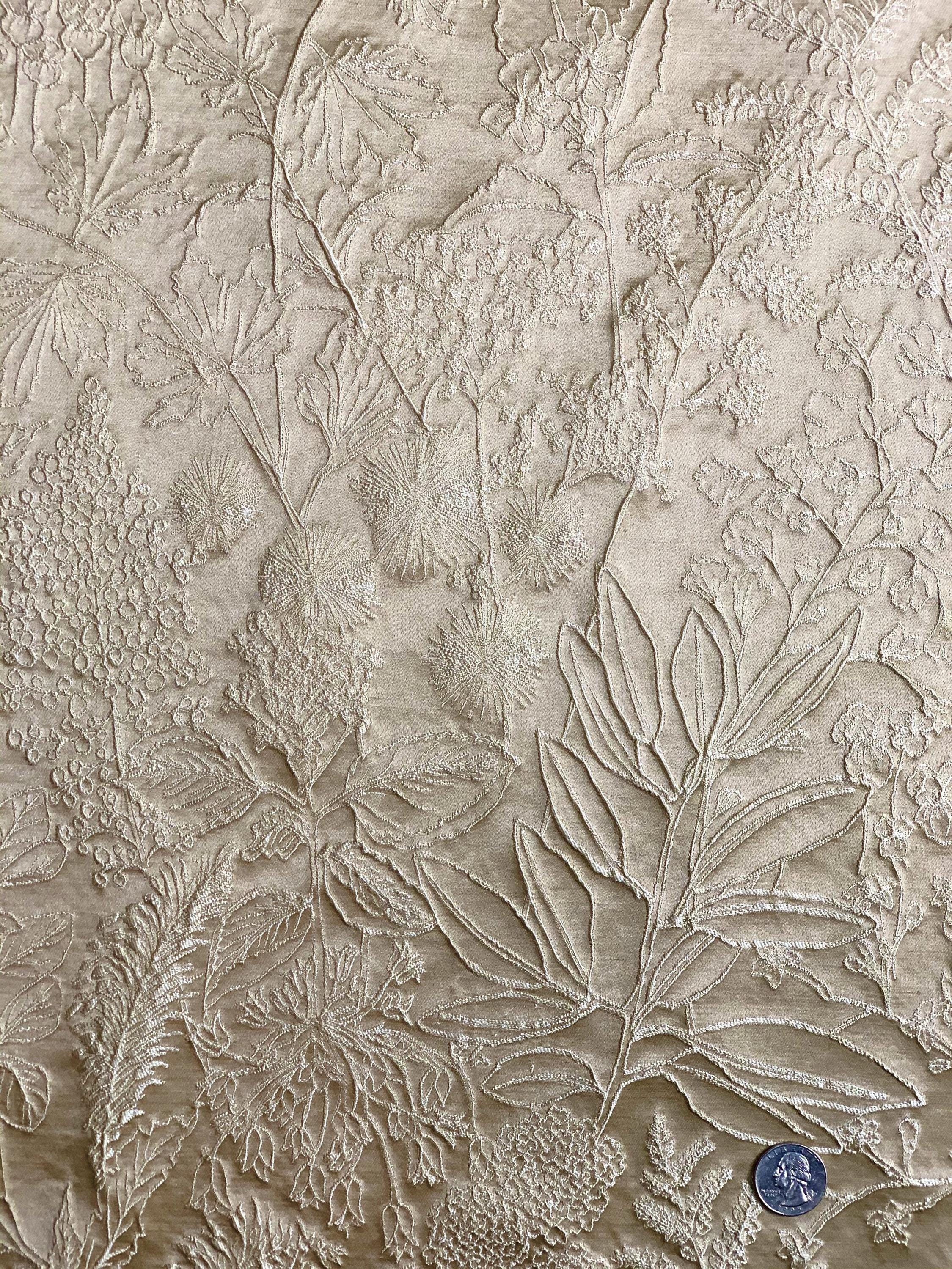 Beige Blended Silk Novelties SMH-20 Fabric