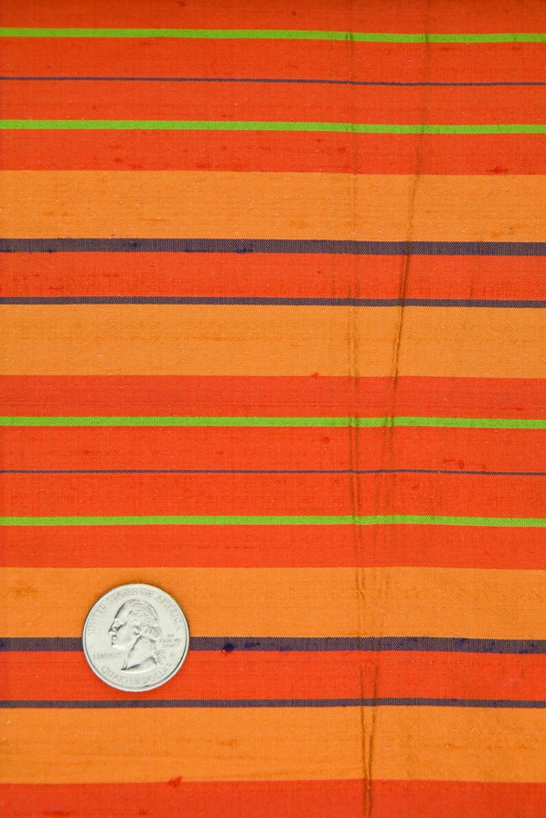 Multicolor Striped Silk Shantung 241 Fabric main image 1