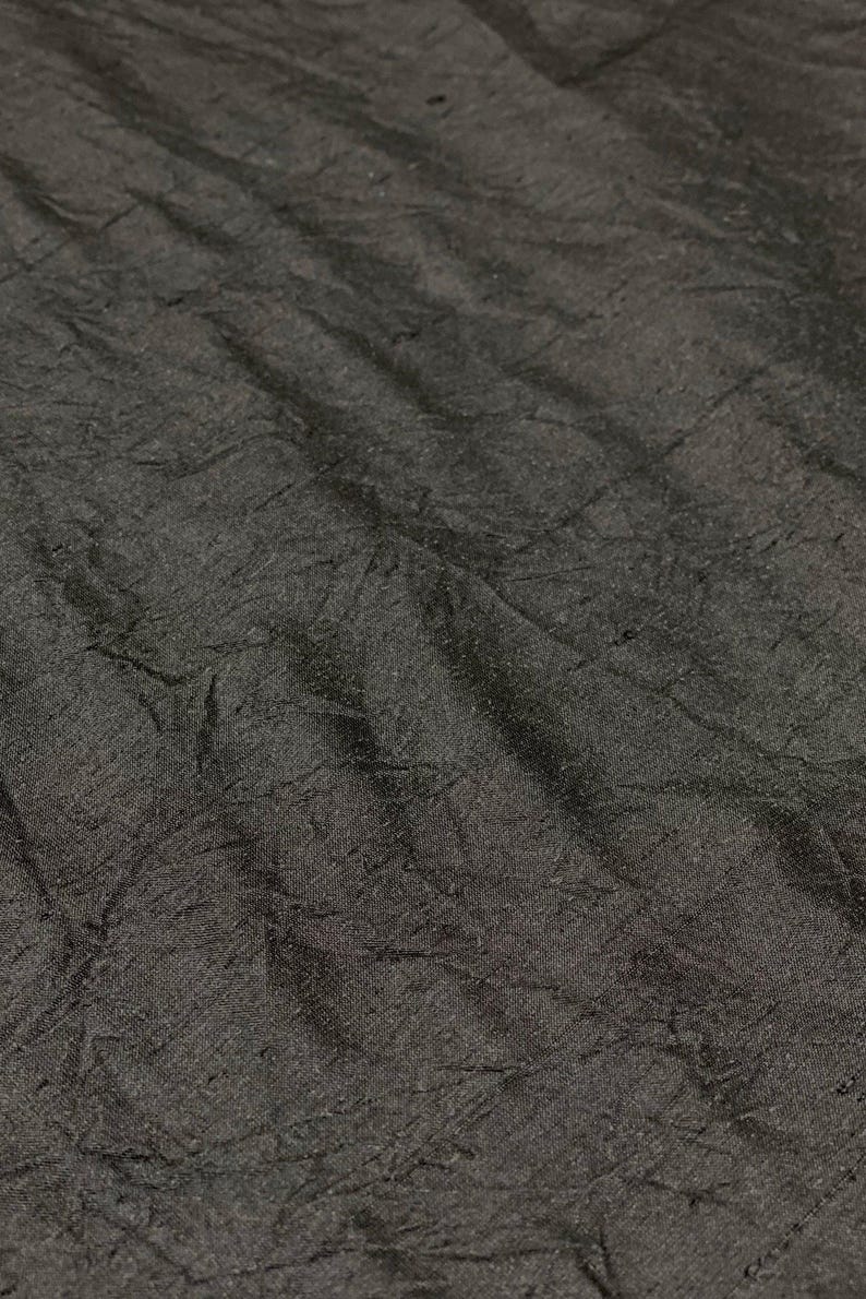 Dark Safari Marble Crushed Silk Dupion Fabric main image 1