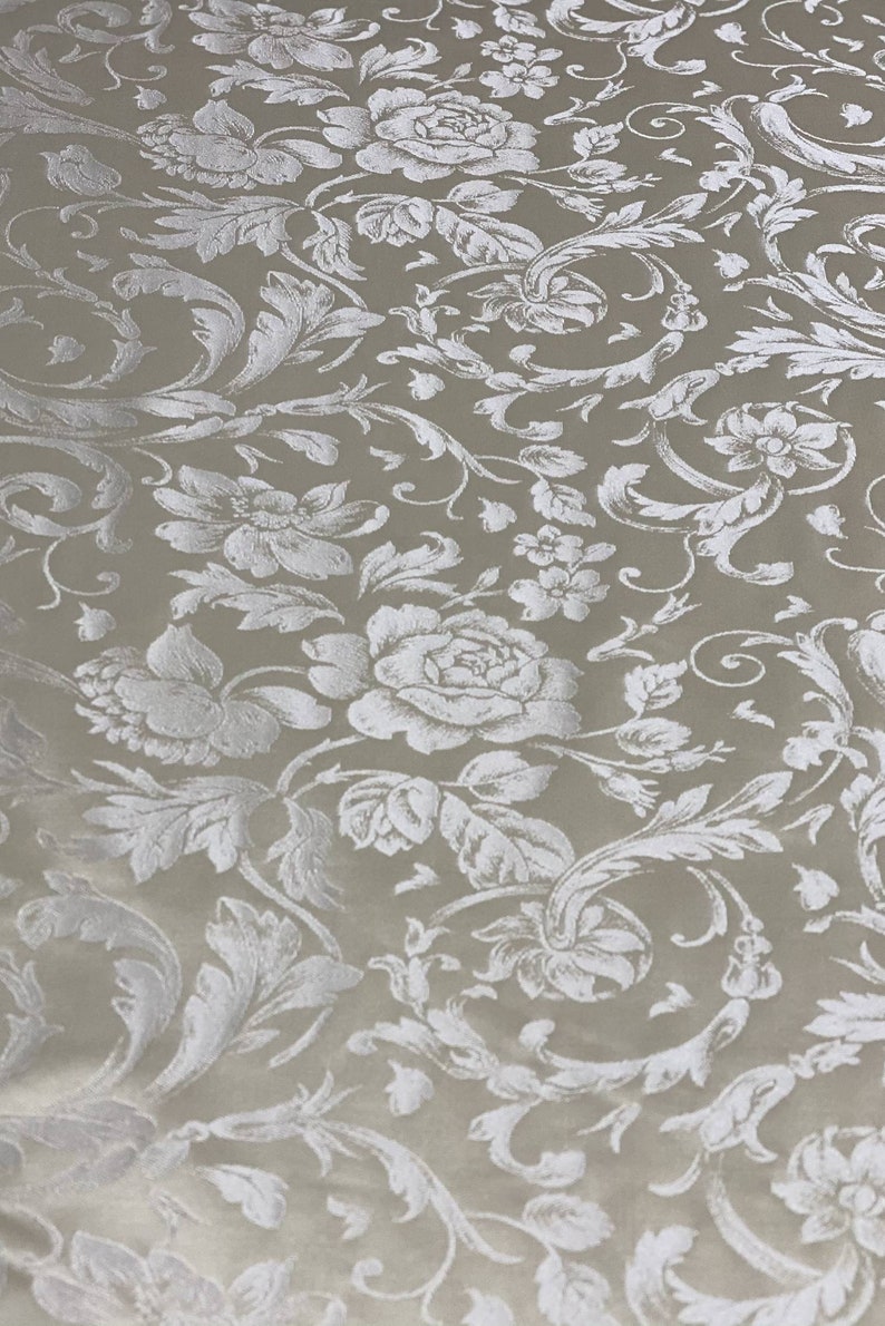 Beige 188 Silk Jacquard