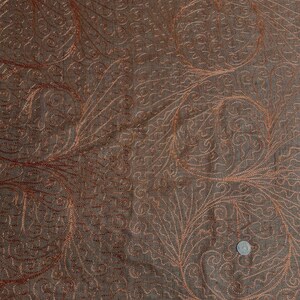 Lime Green Embroidered Silk Linen MEMT-018-20 main image 1