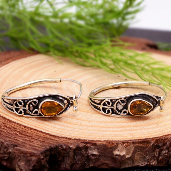 Citrine earrings etsy 2025