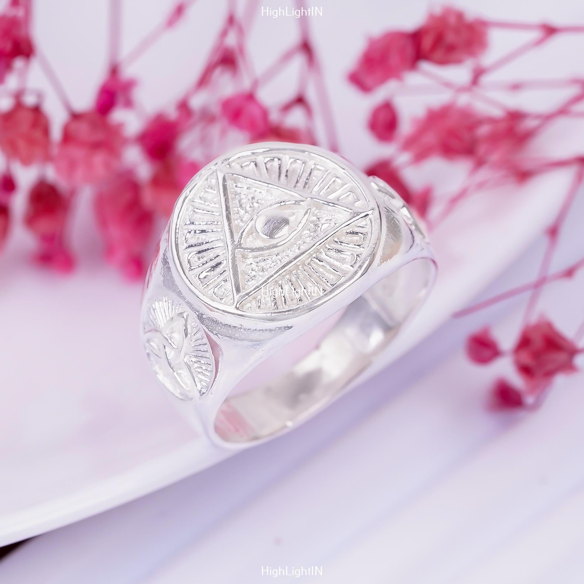 All Seeing Eye Ring - Etsy