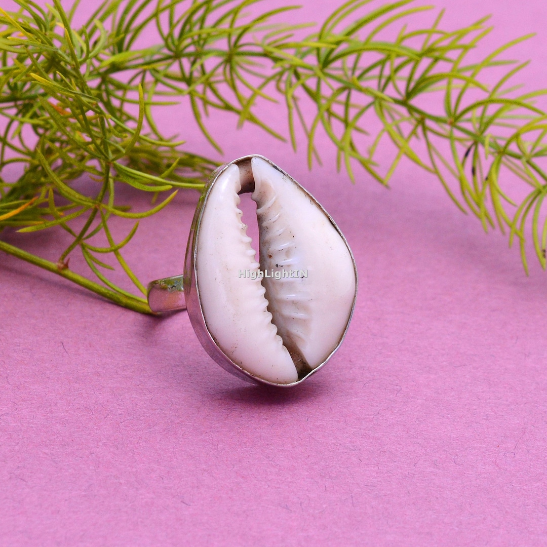Shell 925 Ring Shell Stone 925silver Ring | Handcrafted Ring | 925 Sterling Silver ...