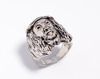 Lion Head Ring, King of the Jungle Statement Ring, Vintage Animal Ring for Men, Gothic Lion Jewelry, Warrior Ring, Biker Ring, Unisex Gift