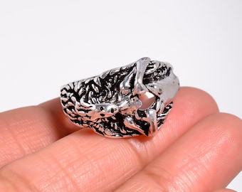 Eagle Ring, Gothic Eagle Statement Ring, Bird of Prey Jewelry, Vintage Animal Ring for Men, Biker Ring, Freedom Symbol Ring, Unisex Gift