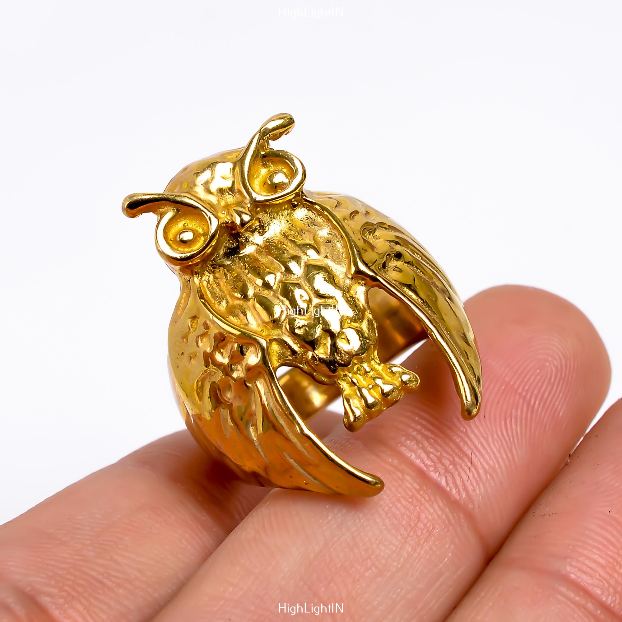 Owl Ring | Bird Ring | Statement Ring | Boho Chic Ring | Dainty Ring | Elegant Ring | Animal Ring | 